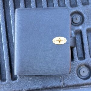 Mulberry Black and Gold Key & Card Holder